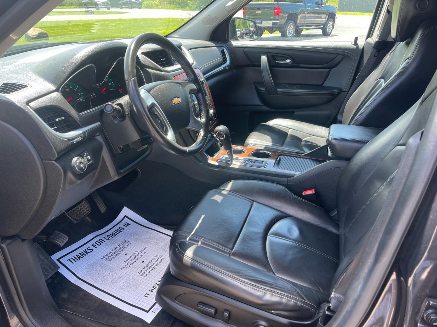 2014 Gray /Black Chevrolet Traverse 2LT AWD (1GNKVHKD9EJ) with an 3.6L V6 DOHC 24V engine, 6-Speed Automatic transmission, located at 11115 Chardon Rd. , Chardon, OH, 44024, (440) 214-9705, 41.580246, -81.241943 - Photo#14